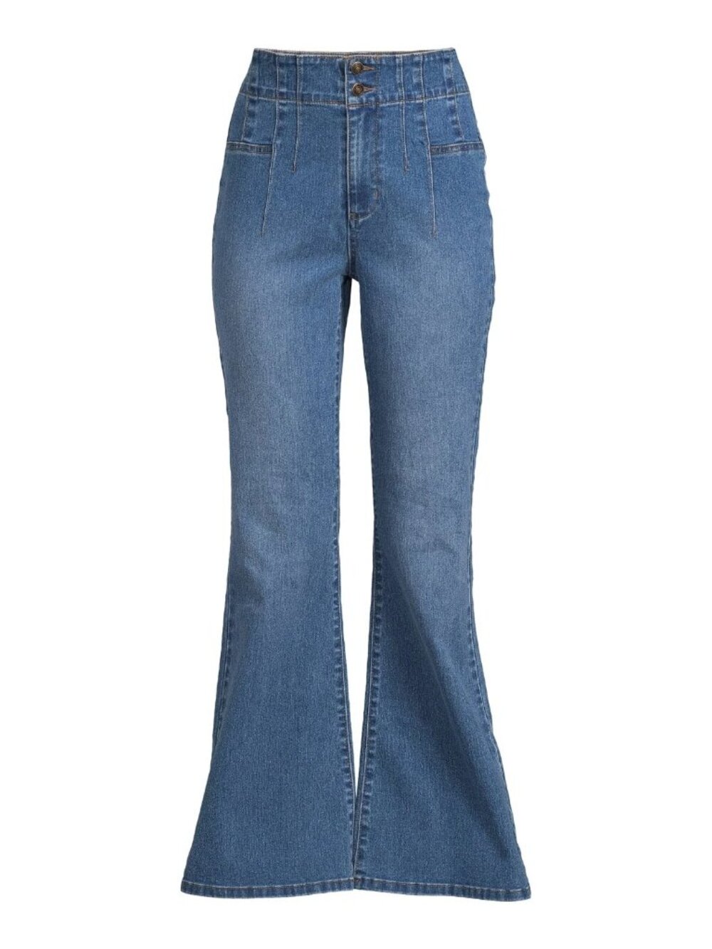 NB Pintuck Flare High Rise Jeans